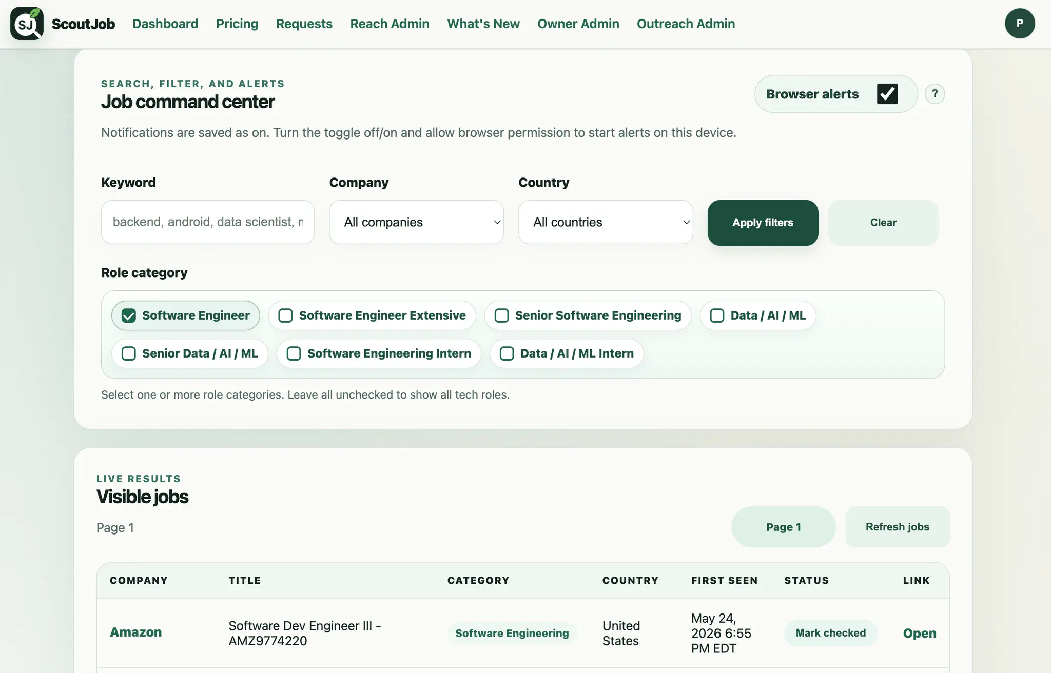 Screenshot 4 of ScoutJob.me