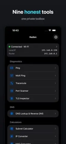 Screenshot 5 of Radien: Network Toolbox