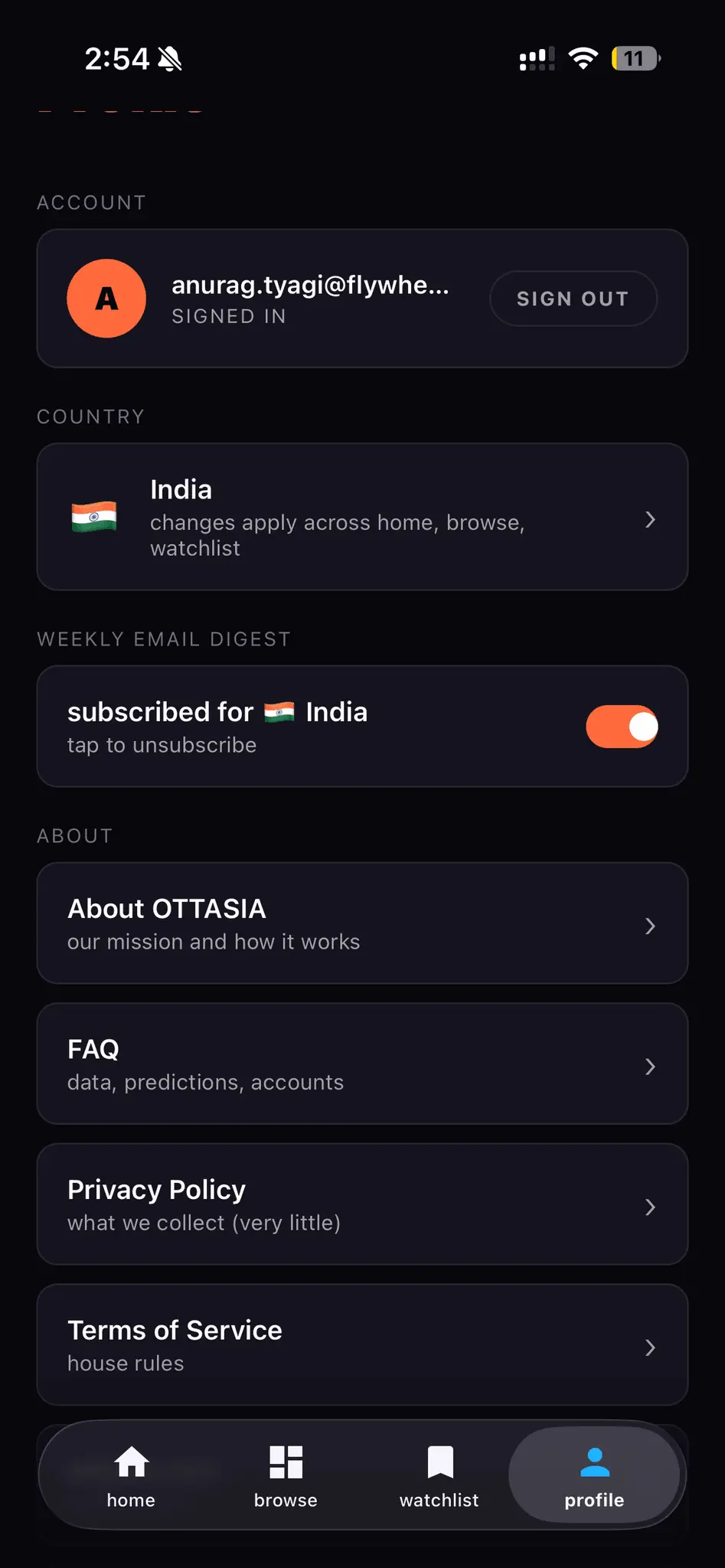 Screenshot 1 of OTTASIA