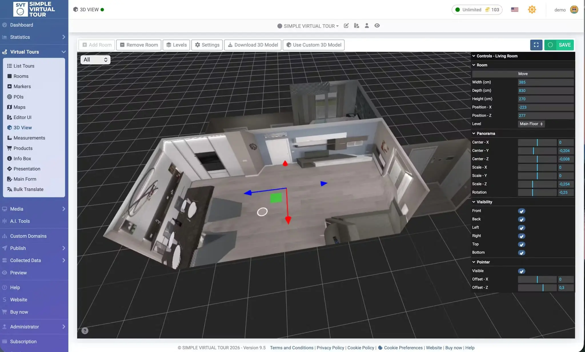 Screenshot 8 of Simple Virtual Tour