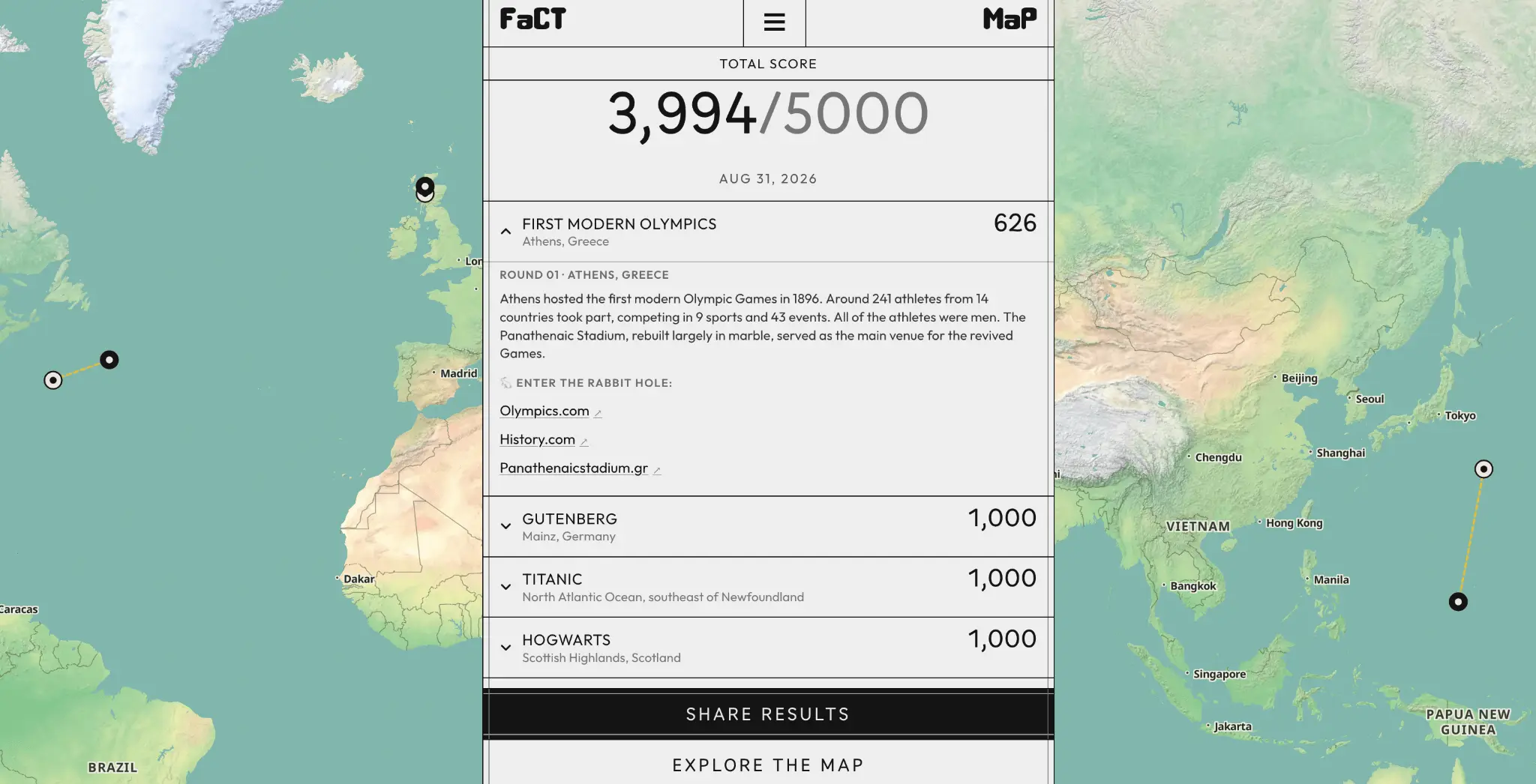 Screenshot 2 of FactMap