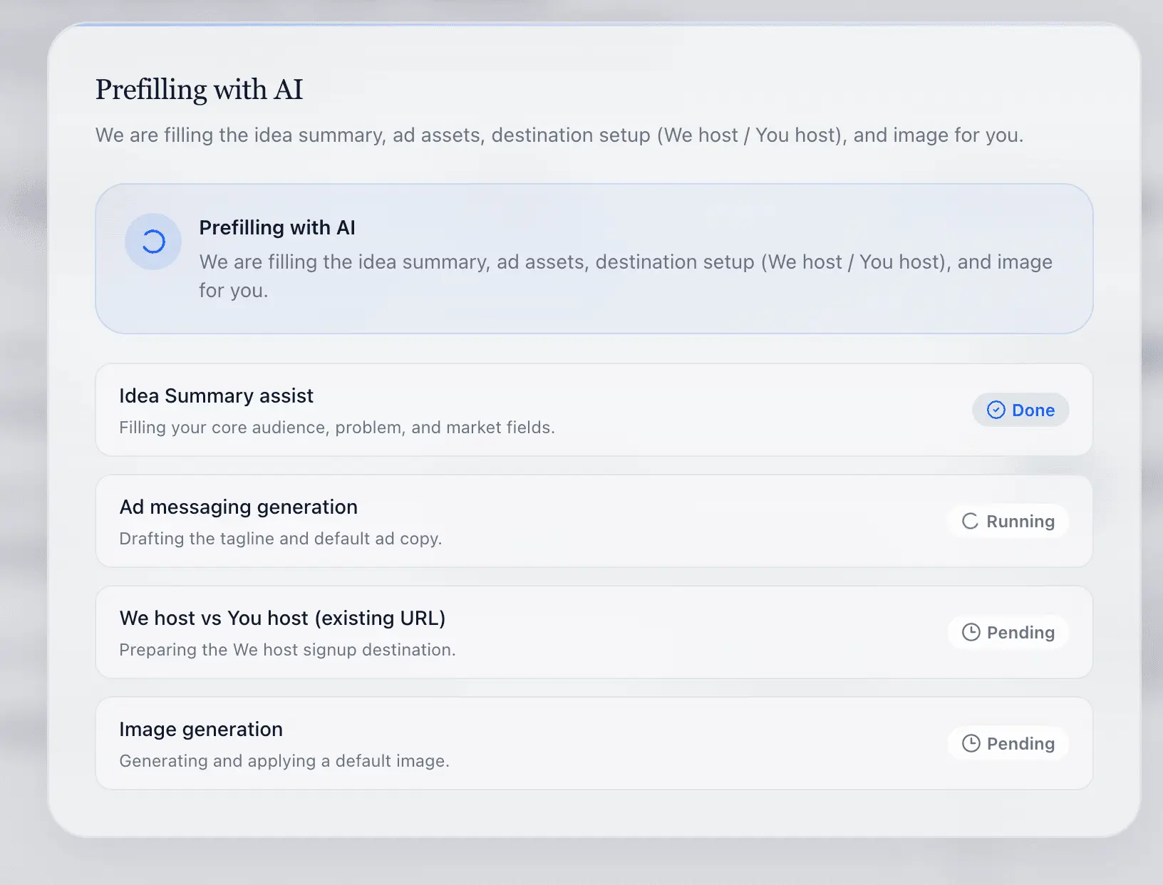 Screenshot 2 of Idea Launch