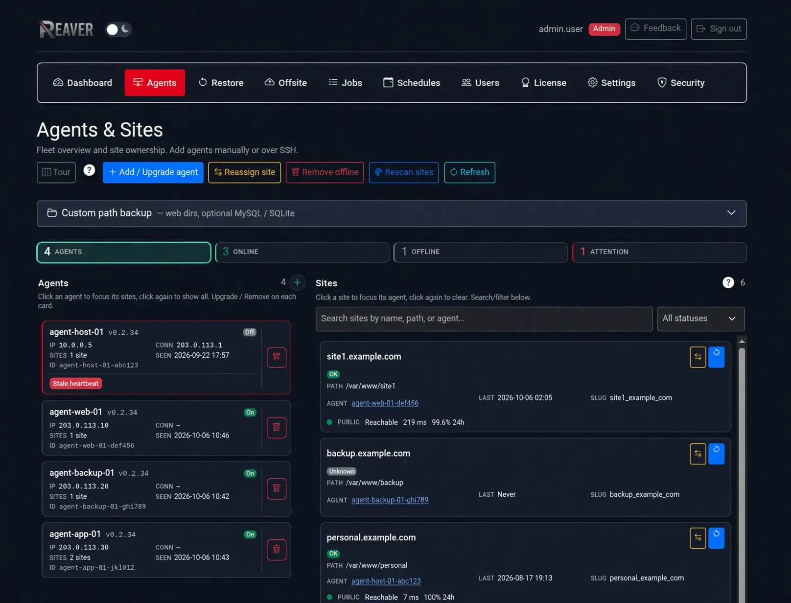 Screenshot 3 of Reaver Backup