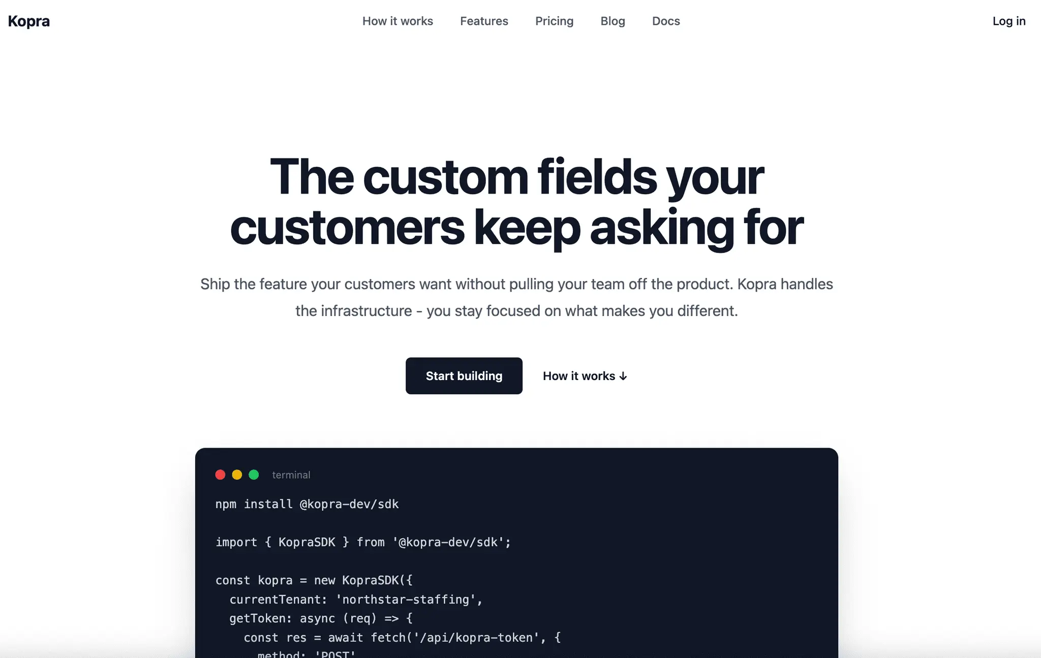 Screenshot 2 of Kopra - Custom Fields as a Service