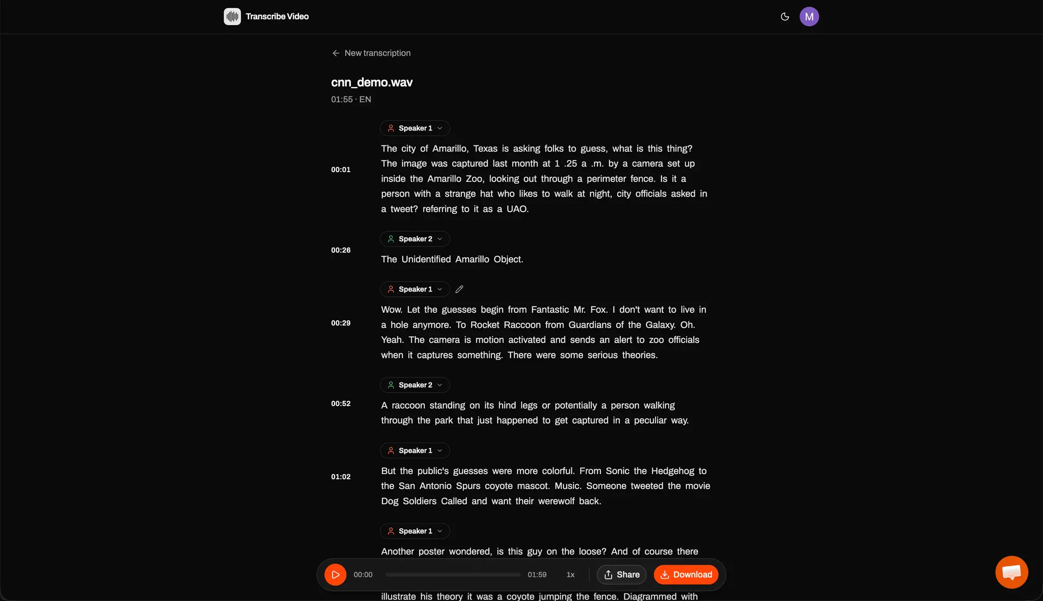 Screenshot 3 of Transcribe Video to Text