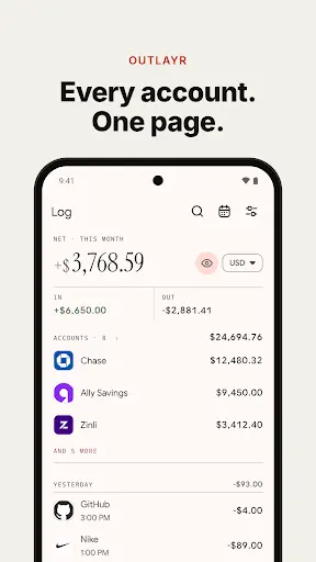 Screenshot 1 of Outlayr