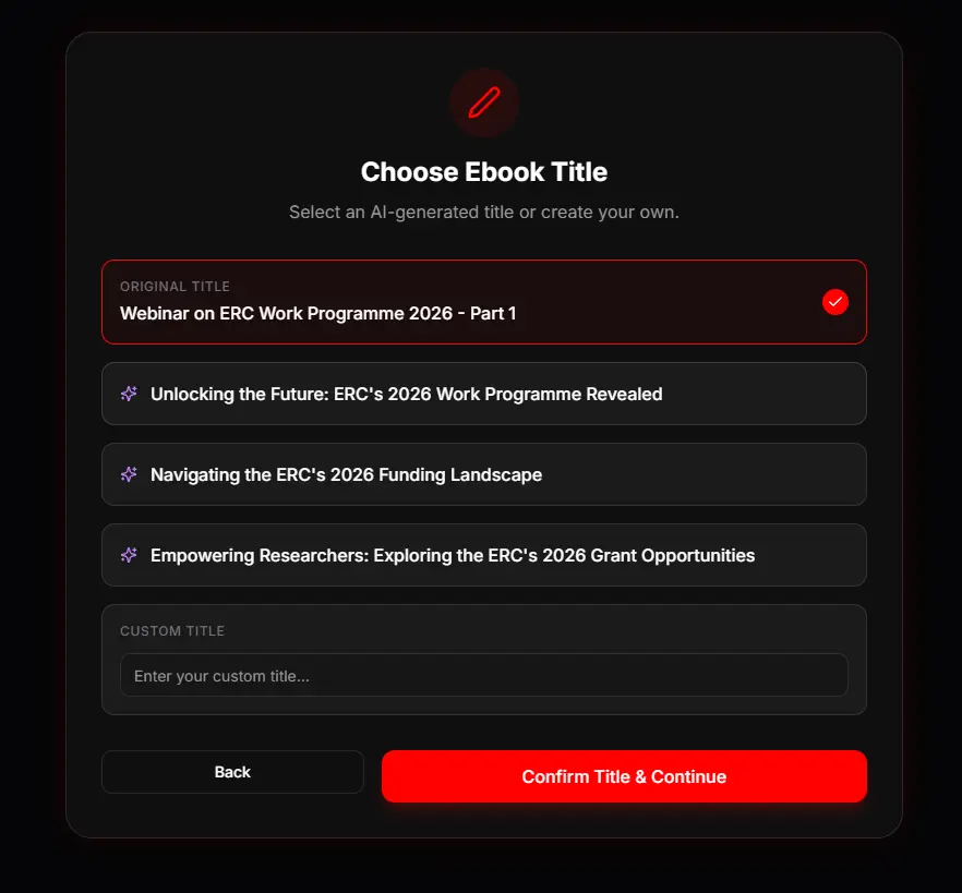 Screenshot 1 of Youtube to eBook