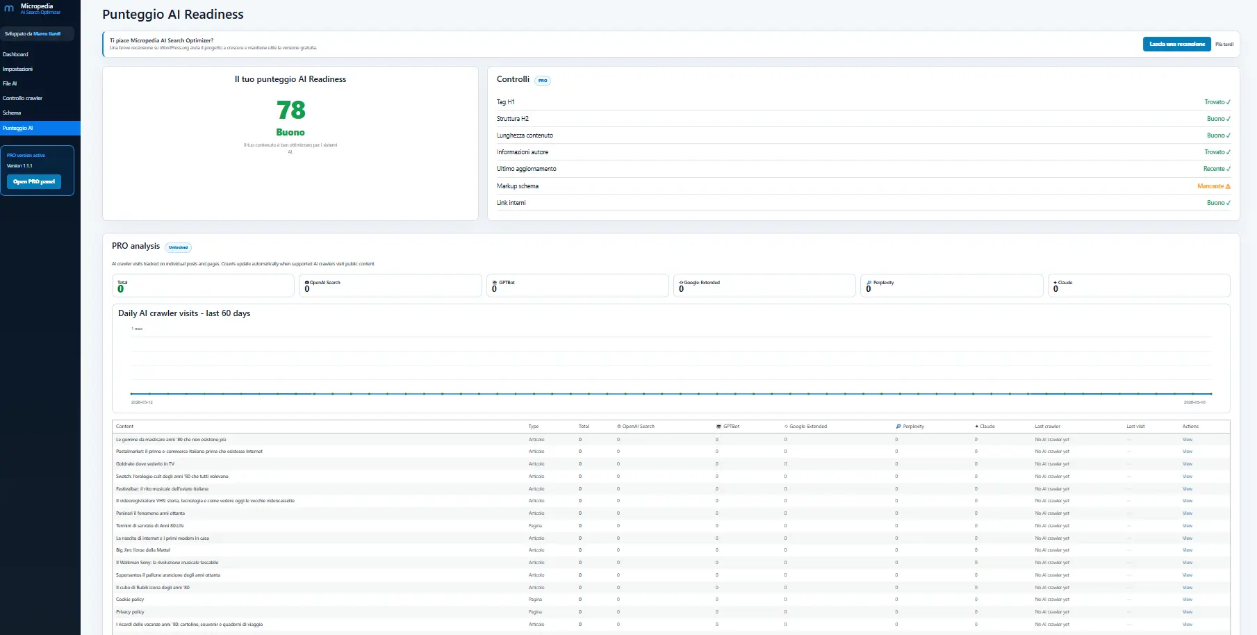 Screenshot 5 of Micropedia AI Search Optimizer
