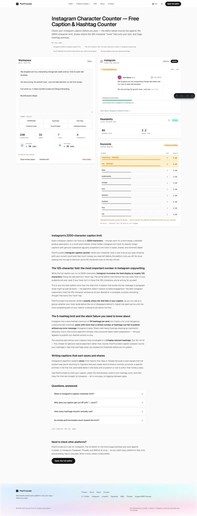 Screenshot 5 of PostTruncate