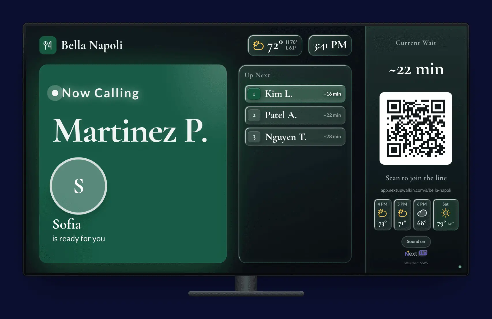 Screenshot 1 of NextUp Walk-in
