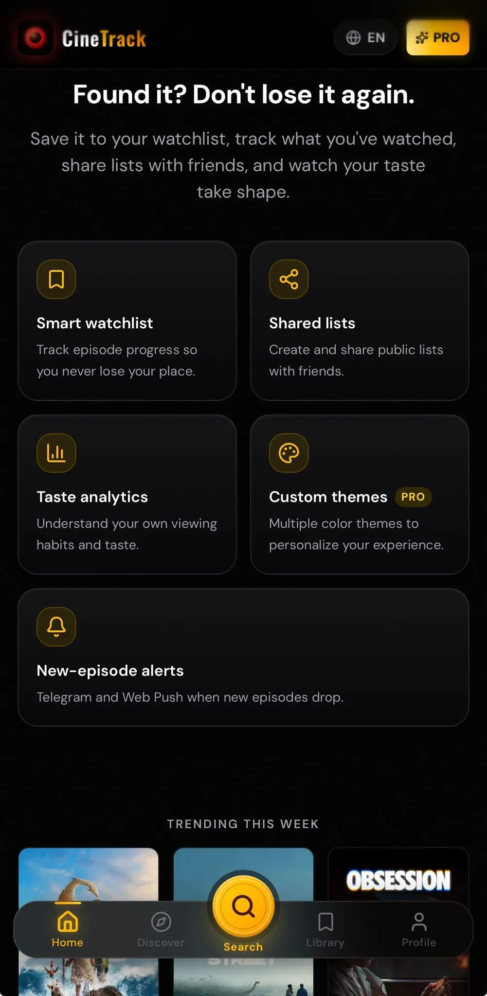Screenshot 2 of CineTrack