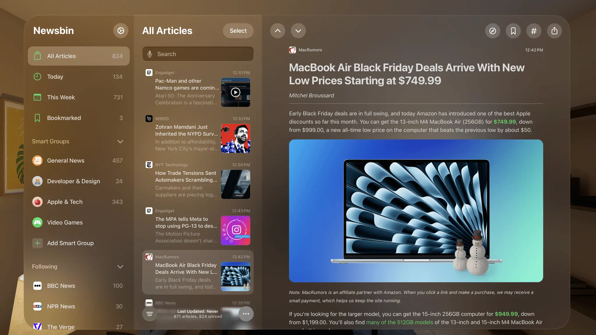Screenshot 9 of Newsbin