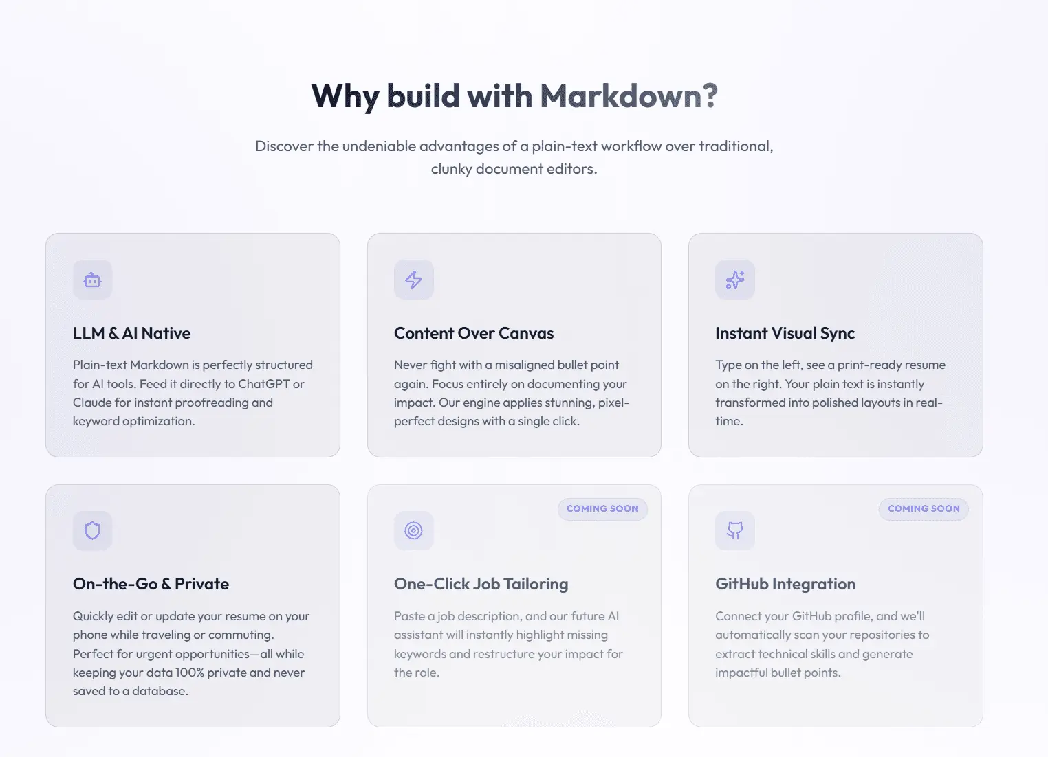 Screenshot 4 of Markdown Resume App