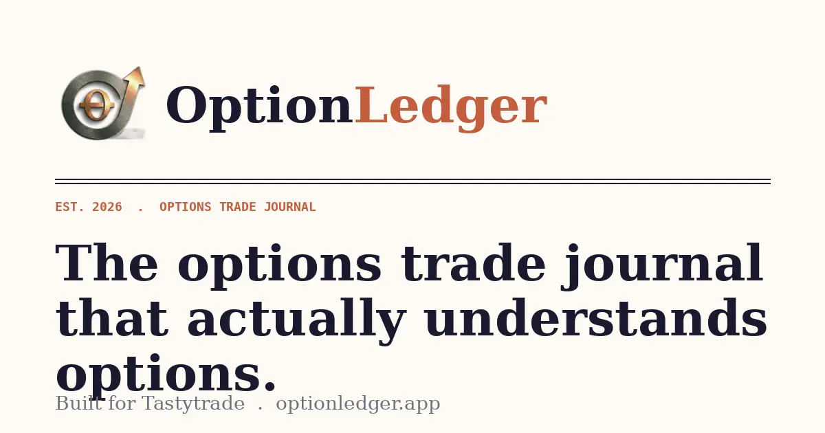 Screenshot 1 of OptionLedger