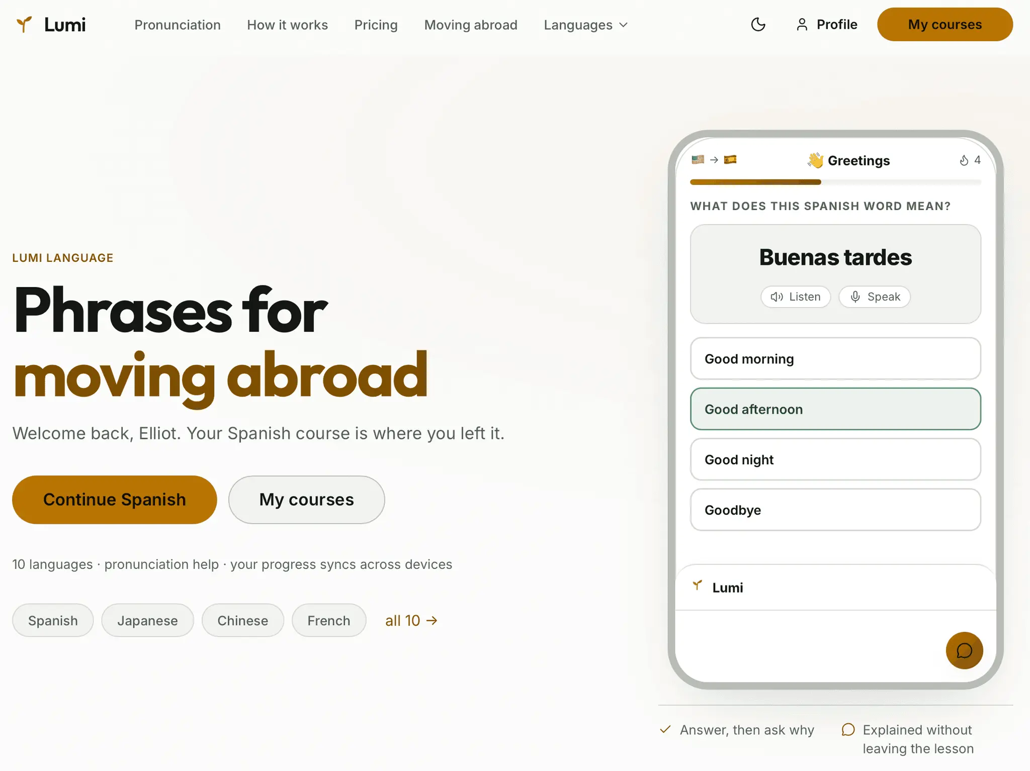 Screenshot 1 of Lumi Language