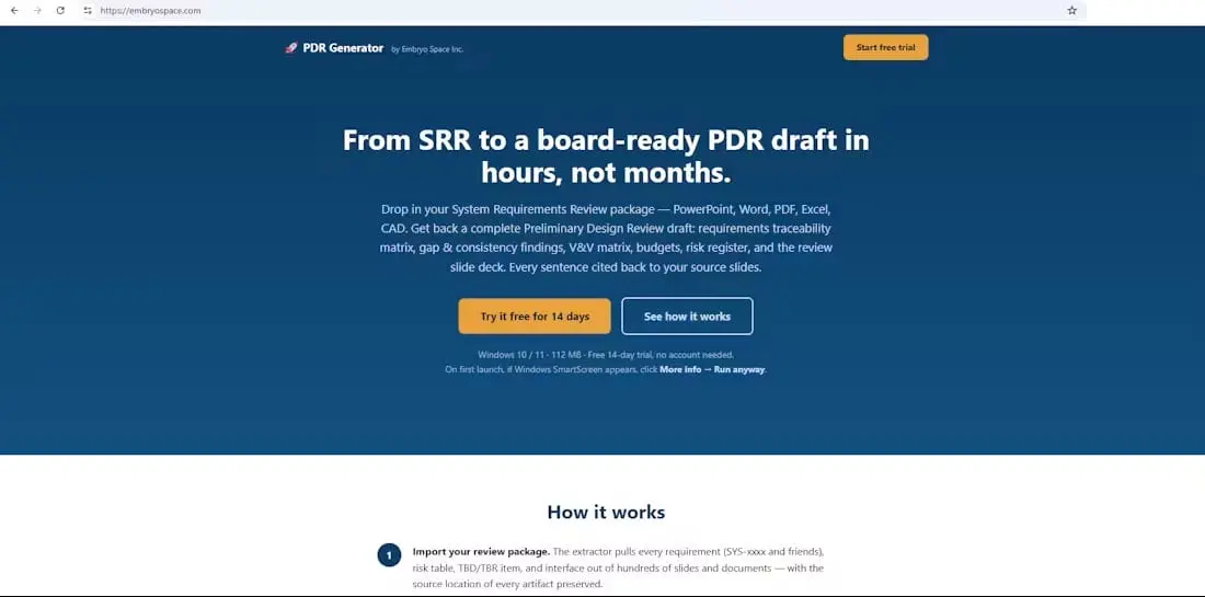 Screenshot 3 of PDR Generator