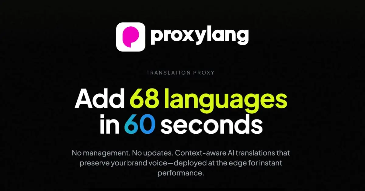 Screenshot 1 of Proxylang
