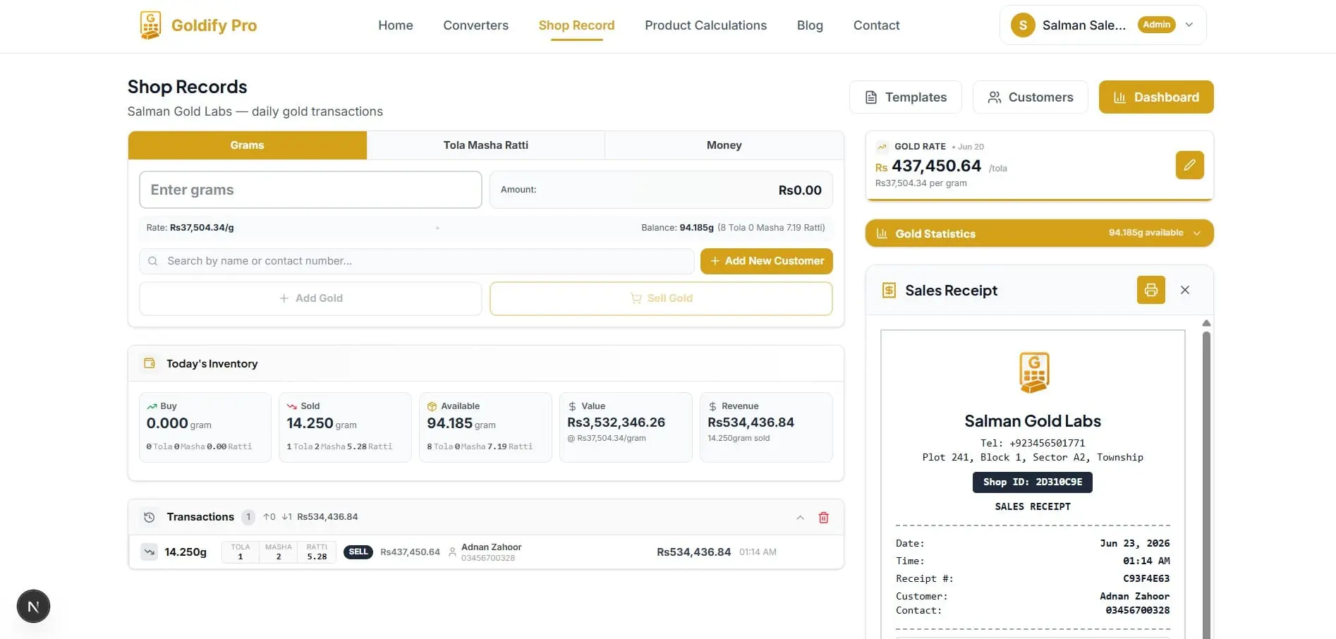 Screenshot 7 of Goldify Pro