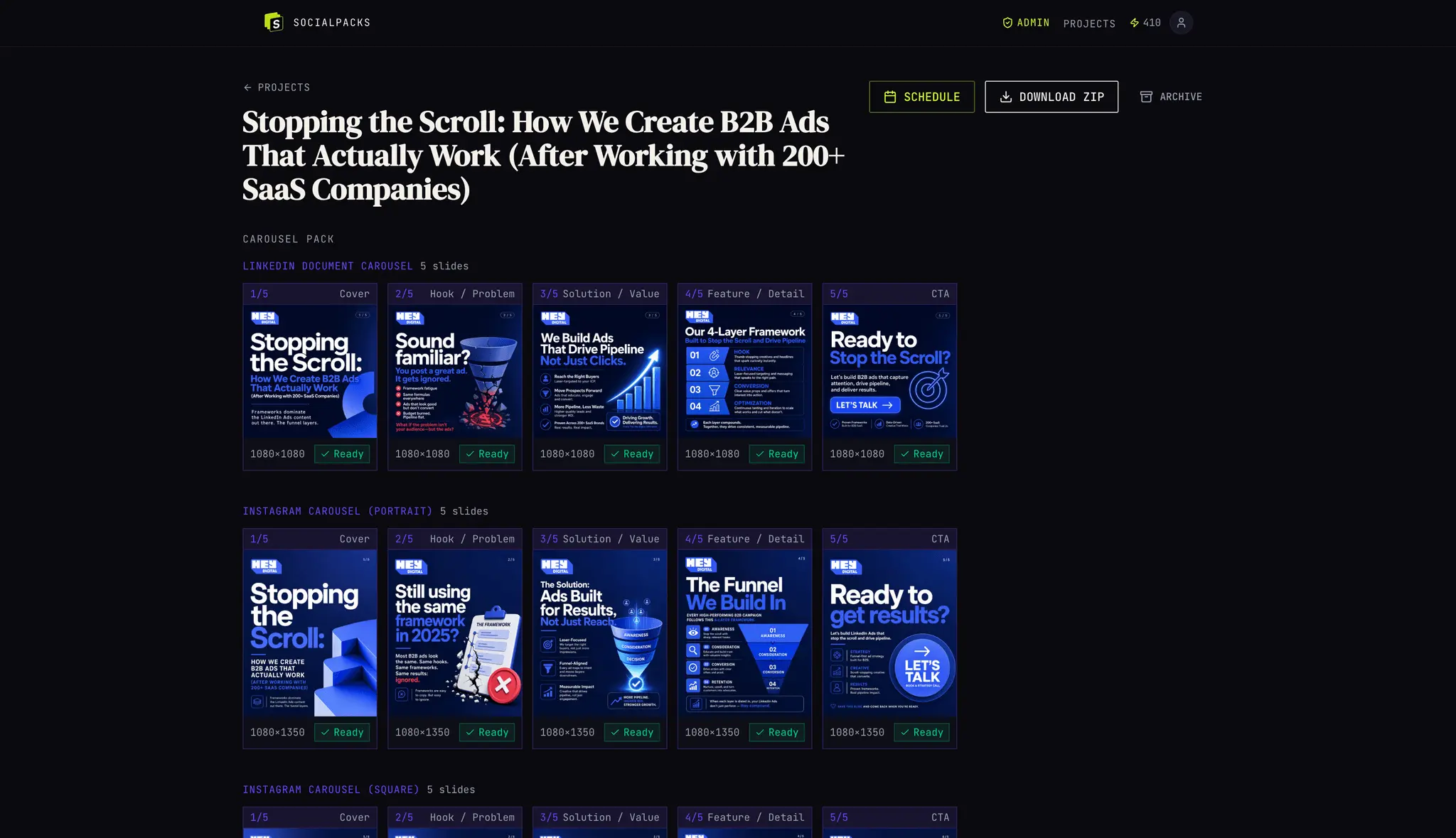 Screenshot 4 of SocialPacks