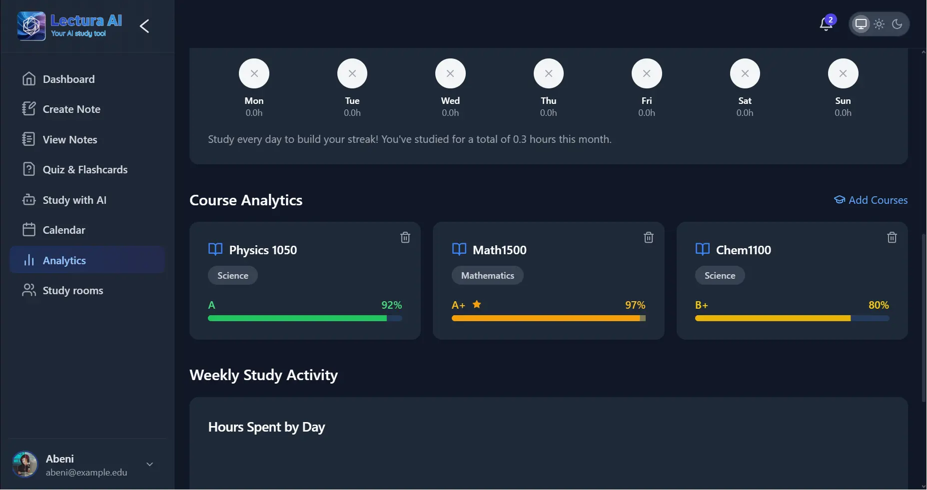 Screenshot 2 of Lectura AI