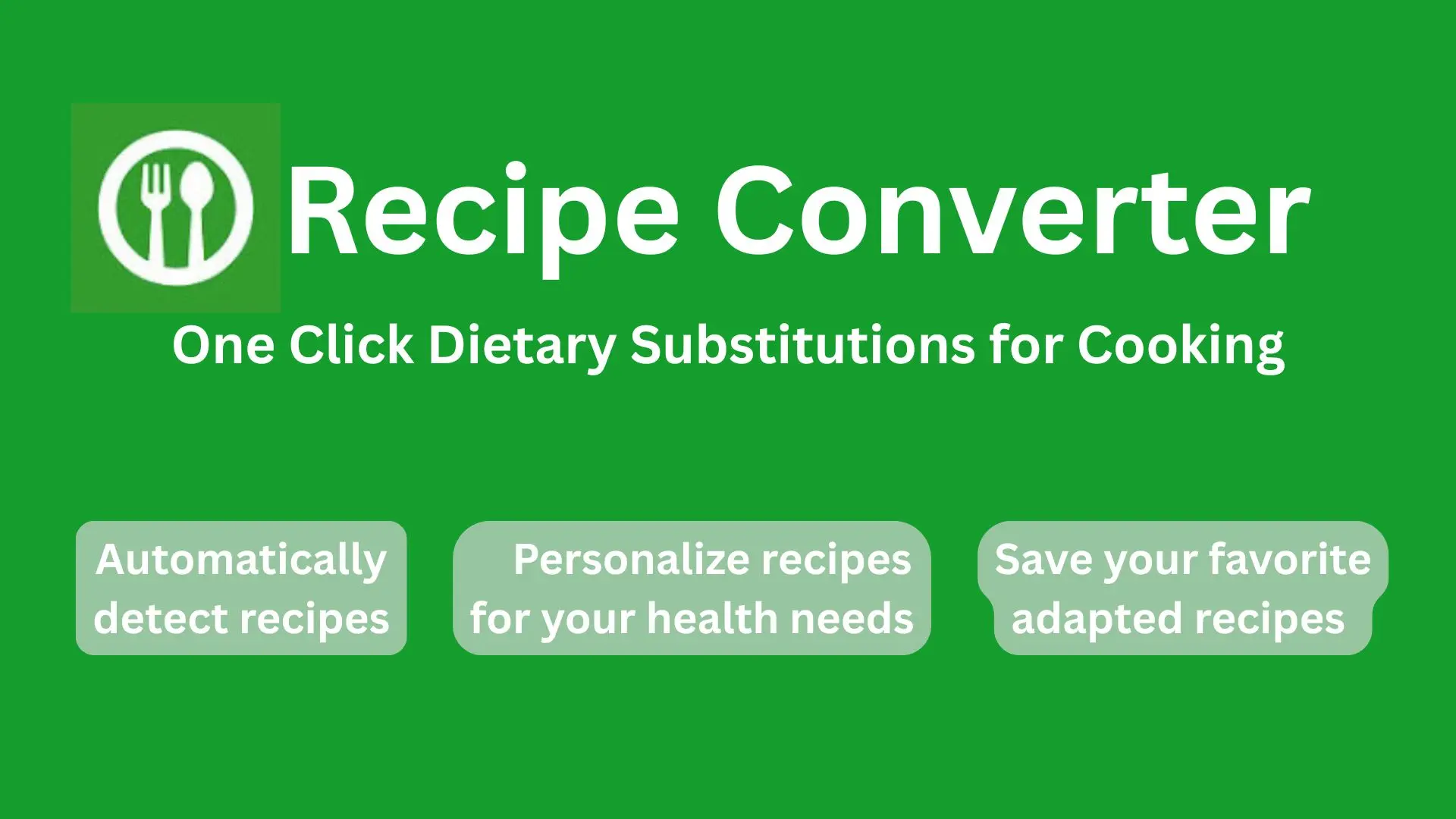 Screenshot 1 of Recipe Converter – Quick Swaps for Vegan