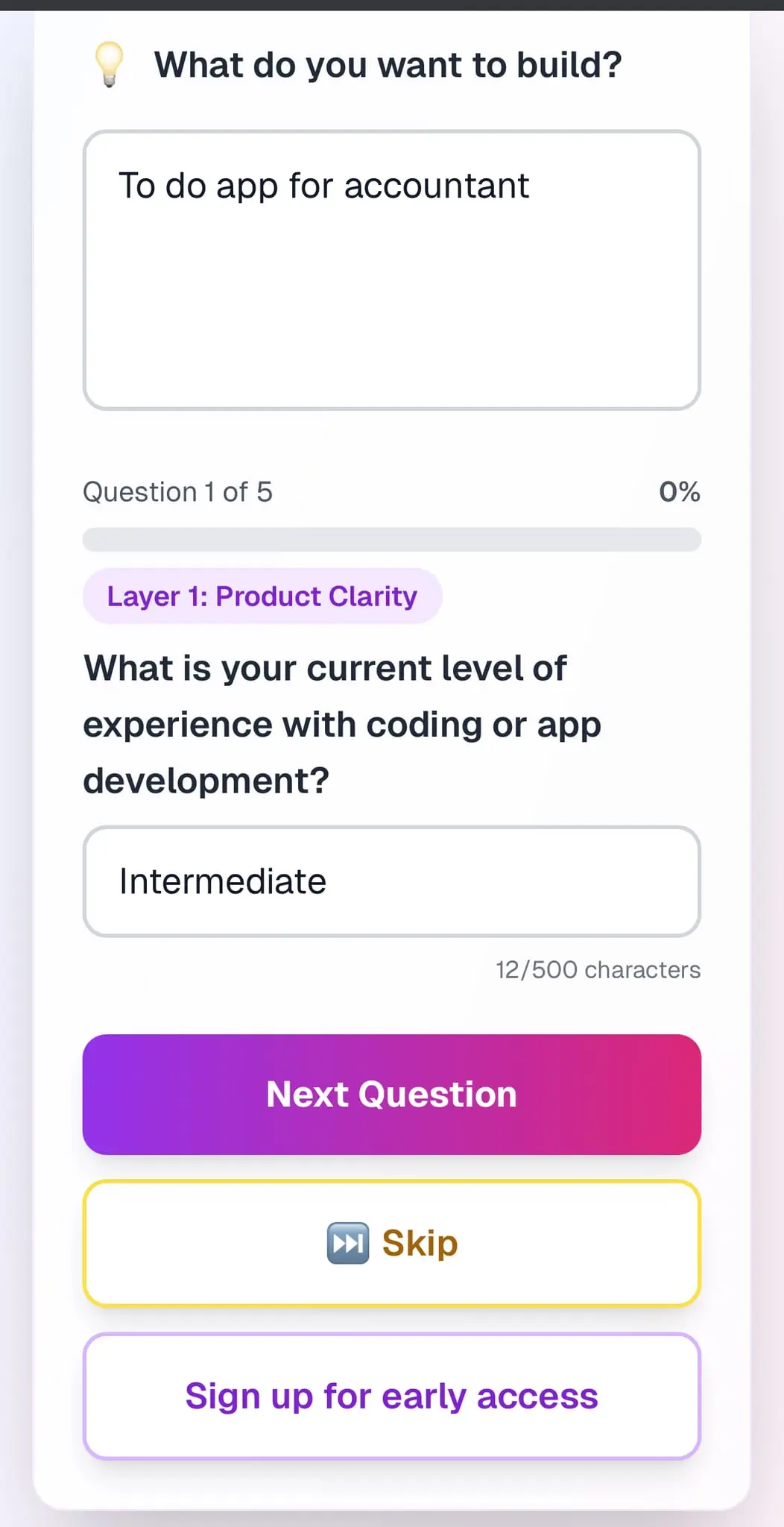 Screenshot 1 of Coding Kickstarter - AI-Powered Guides