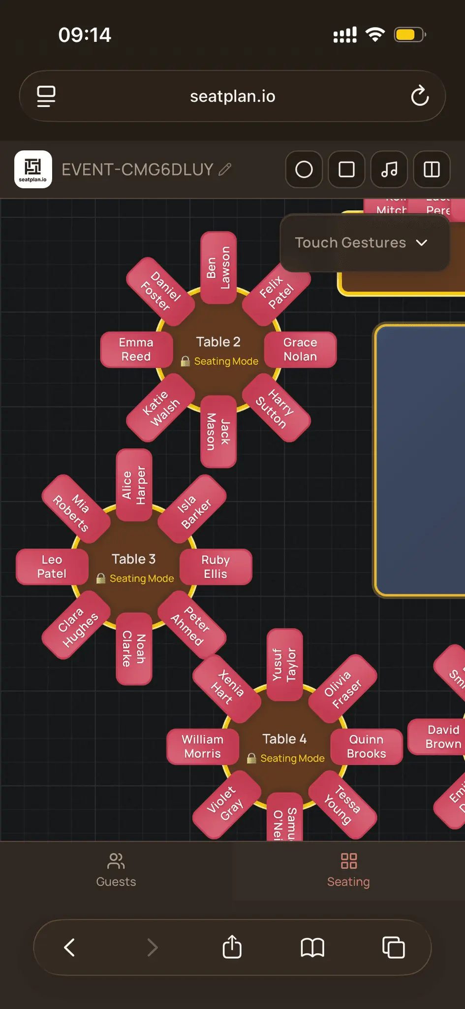Screenshot 4 of SeatPlan.io