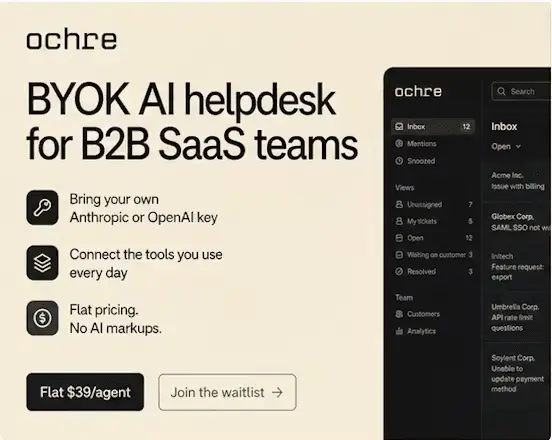 Screenshot 2 of Ochre Helpdesk - No more Zendesk tax 