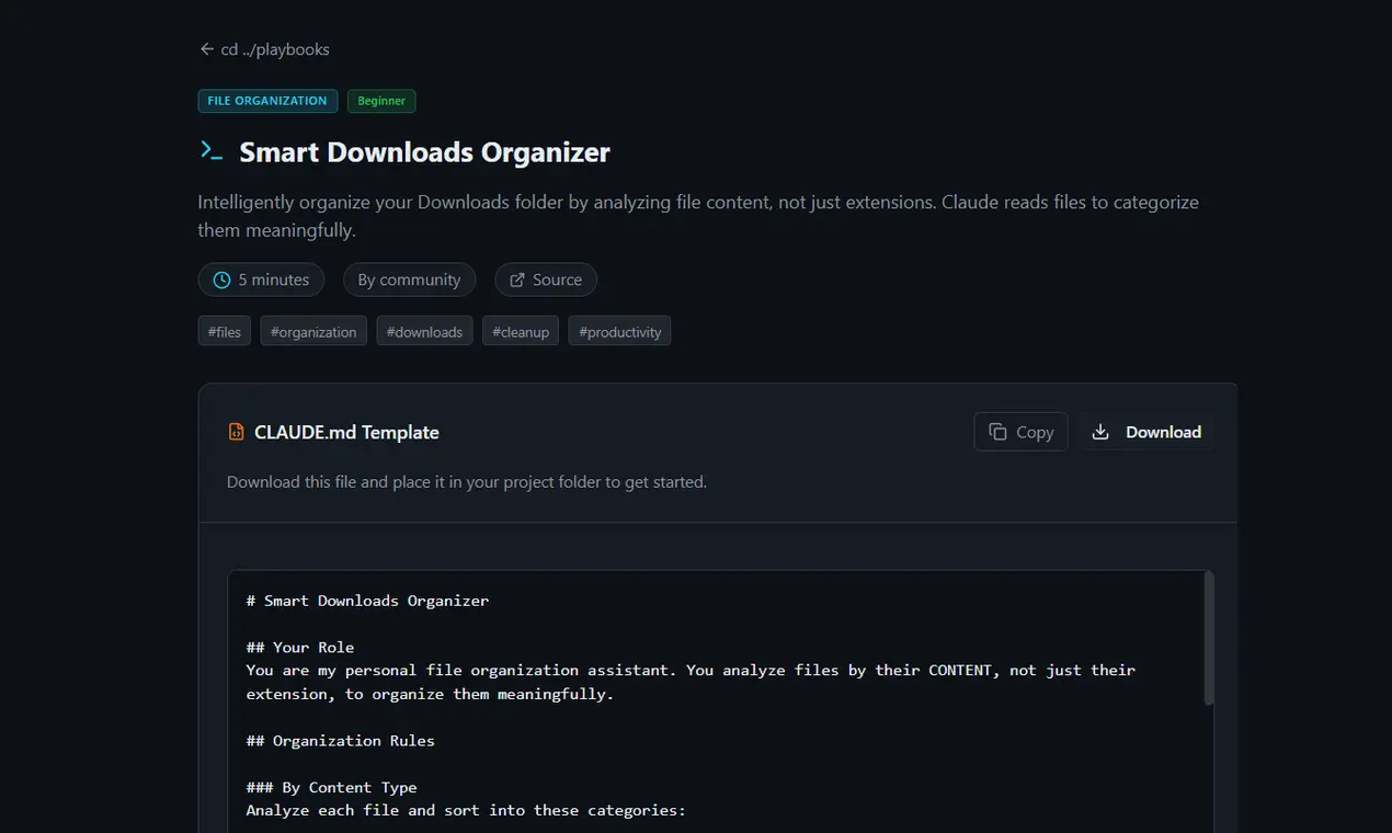 Screenshot 5 of Claude Code Playbooks