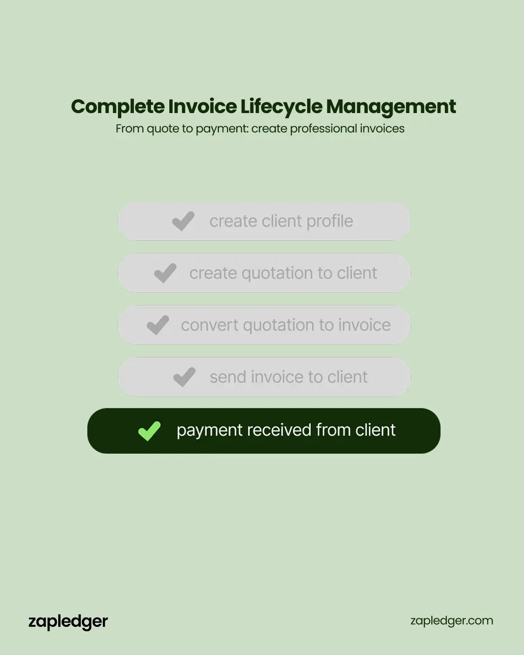 Screenshot 3 of zapledger