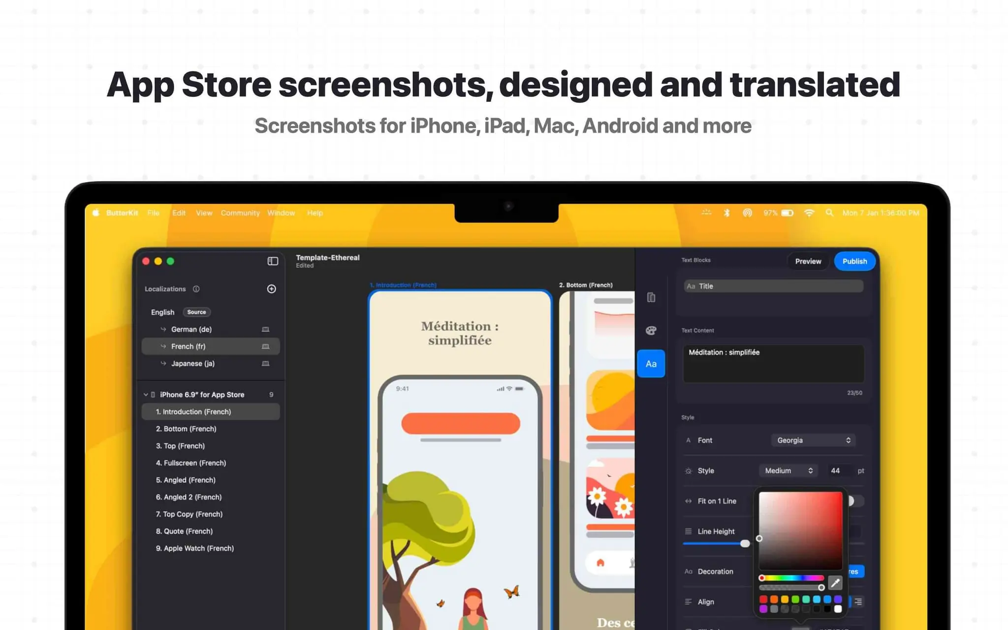 Screenshot 1 of ButterKit
