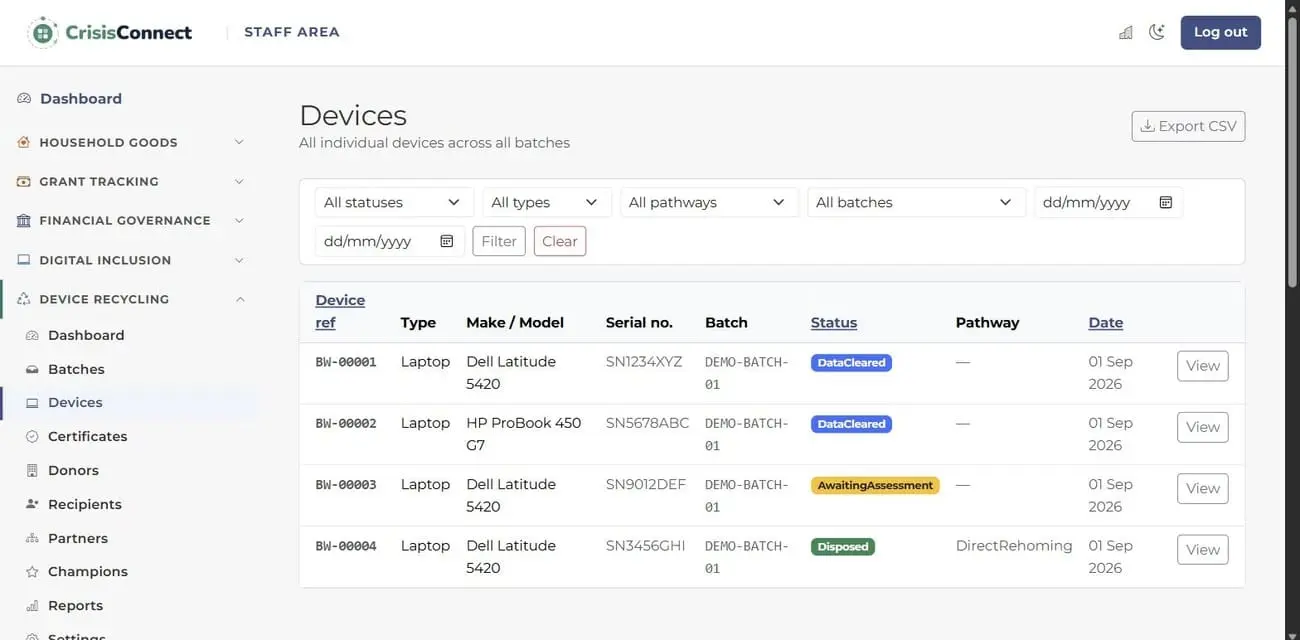 Screenshot 2 of CrisisConnect