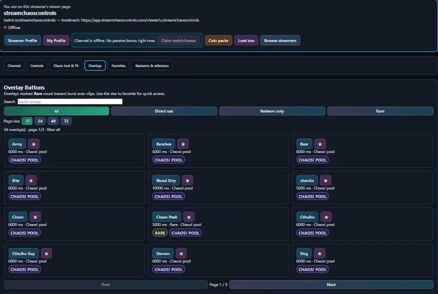 Screenshot 10 of Stream Chaos Controls