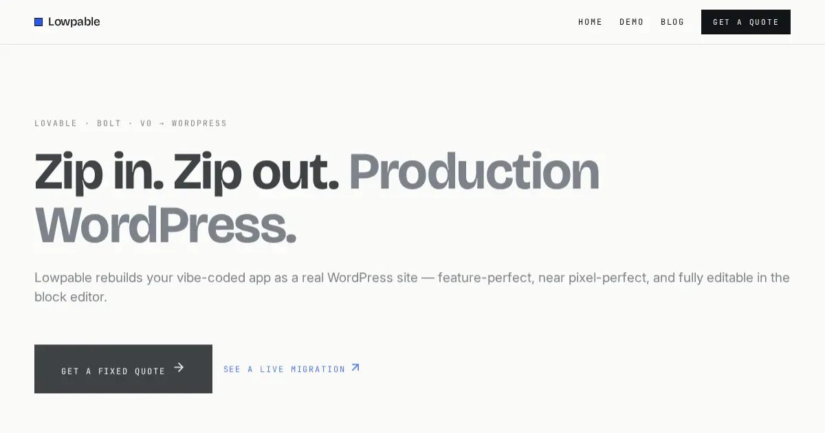 Screenshot 1 of Lowpable