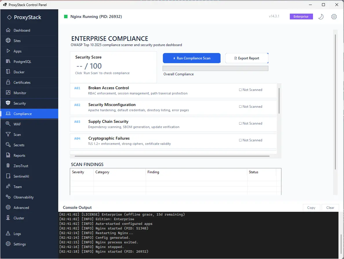 Screenshot 4 of ProxyStack + SentinelAI