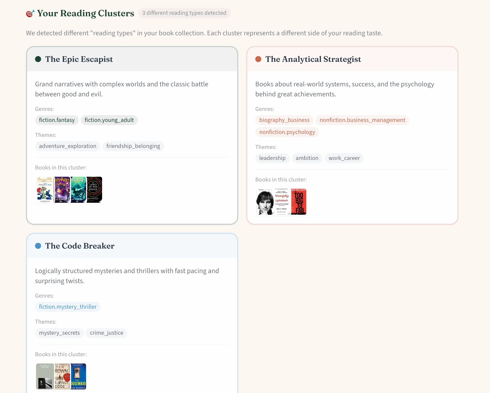 Screenshot 3 of toomanybooks.ai