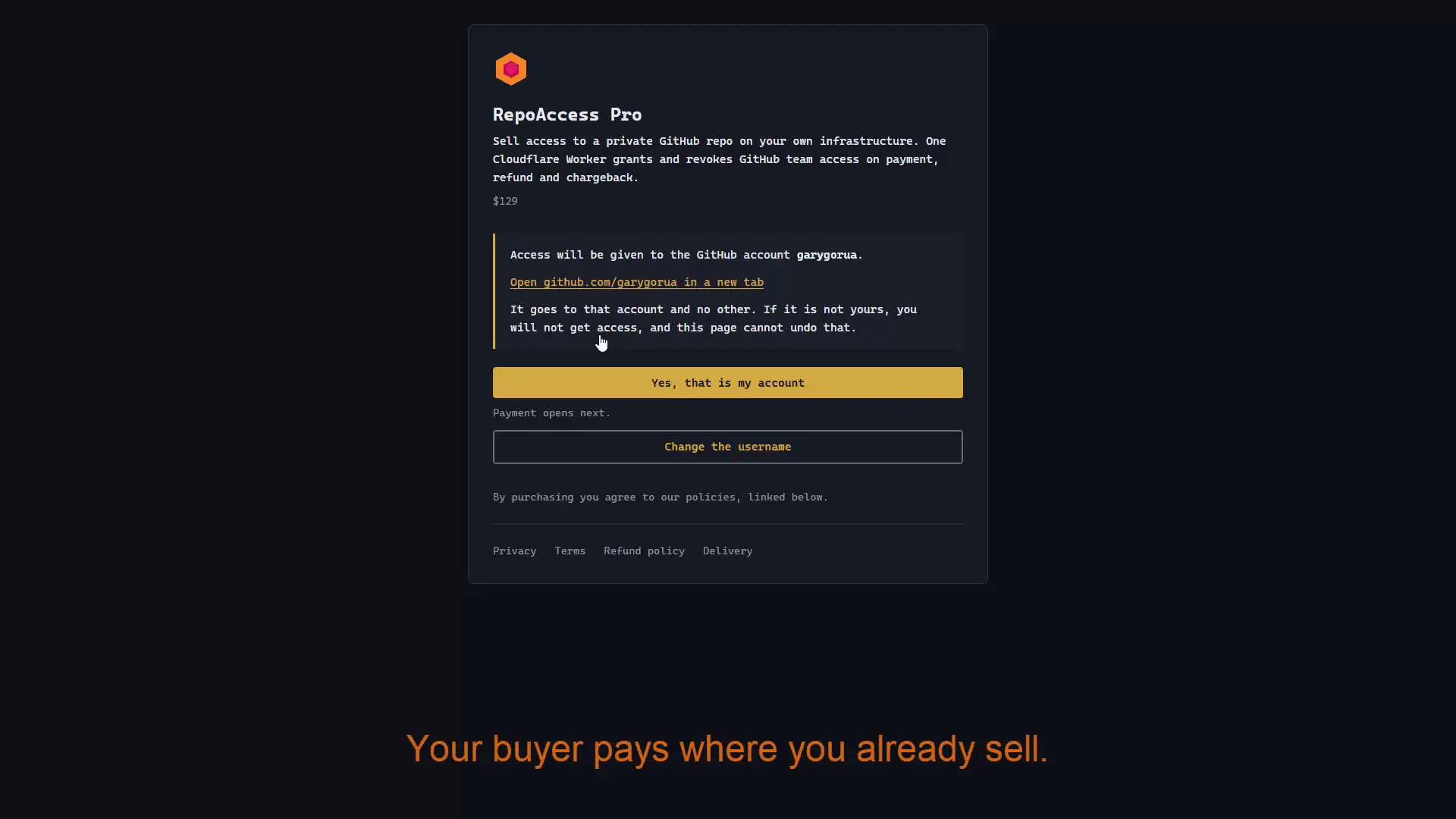 Screenshot 1 of RepoAccess