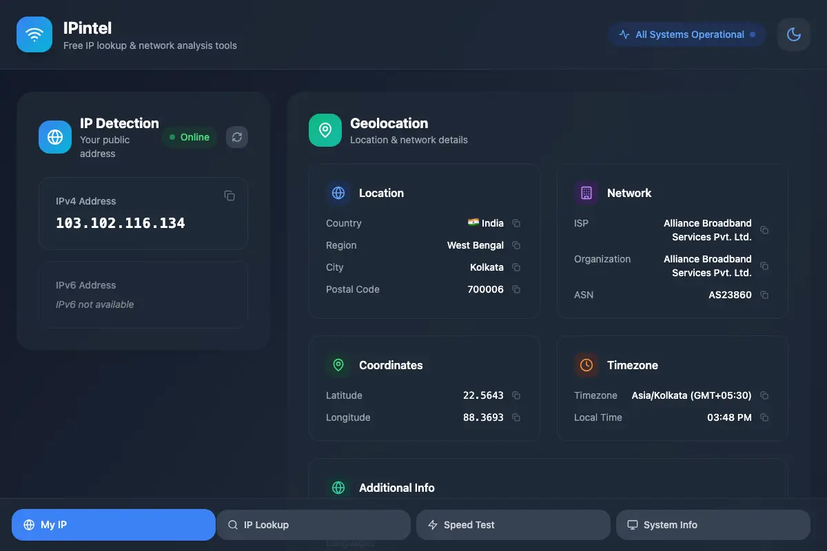 Screenshot 1 of IPintel