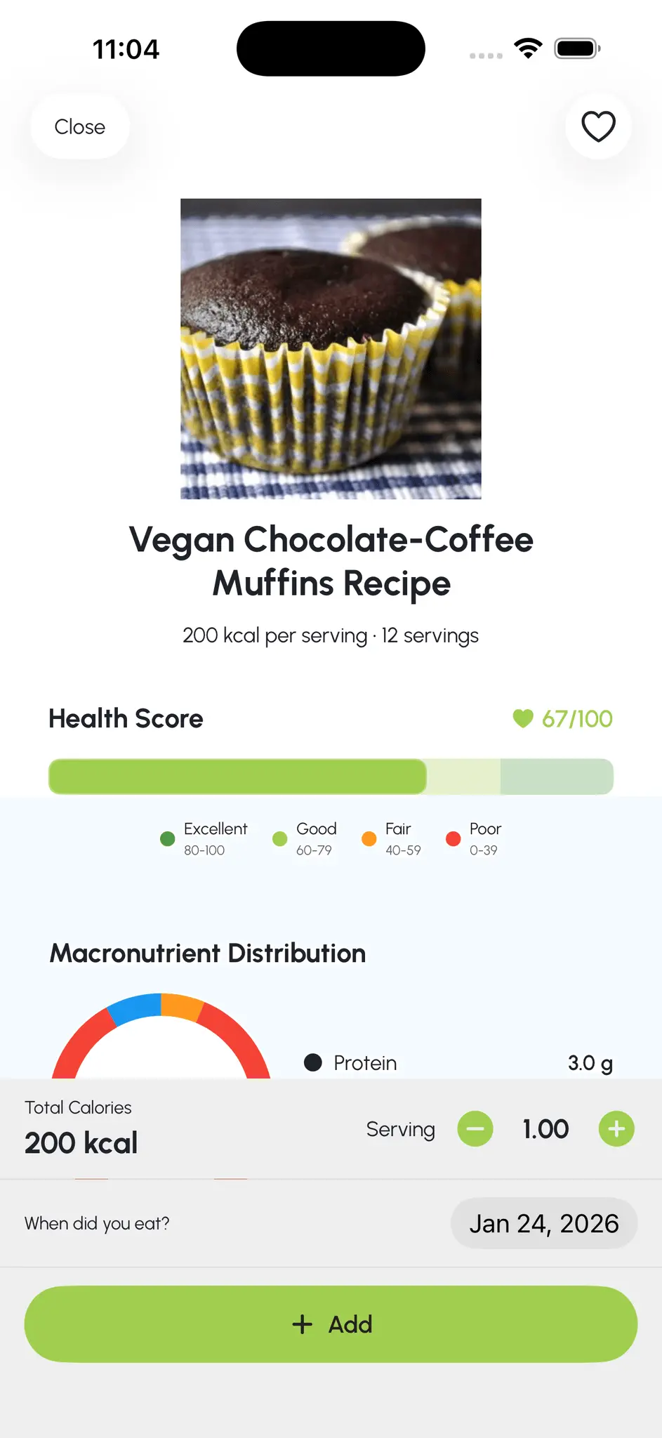 Screenshot 4 of Calorie Smart AI