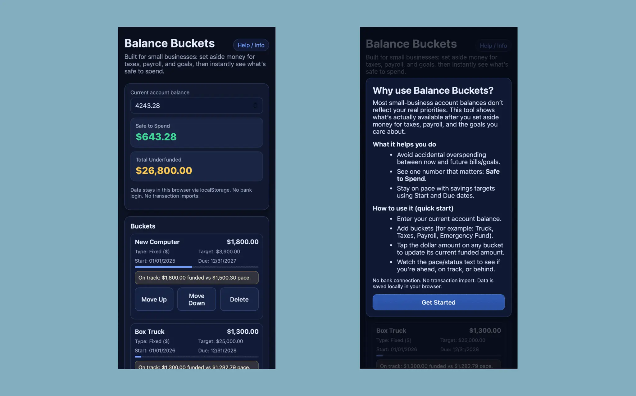 Screenshot 2 of Balance Buckets