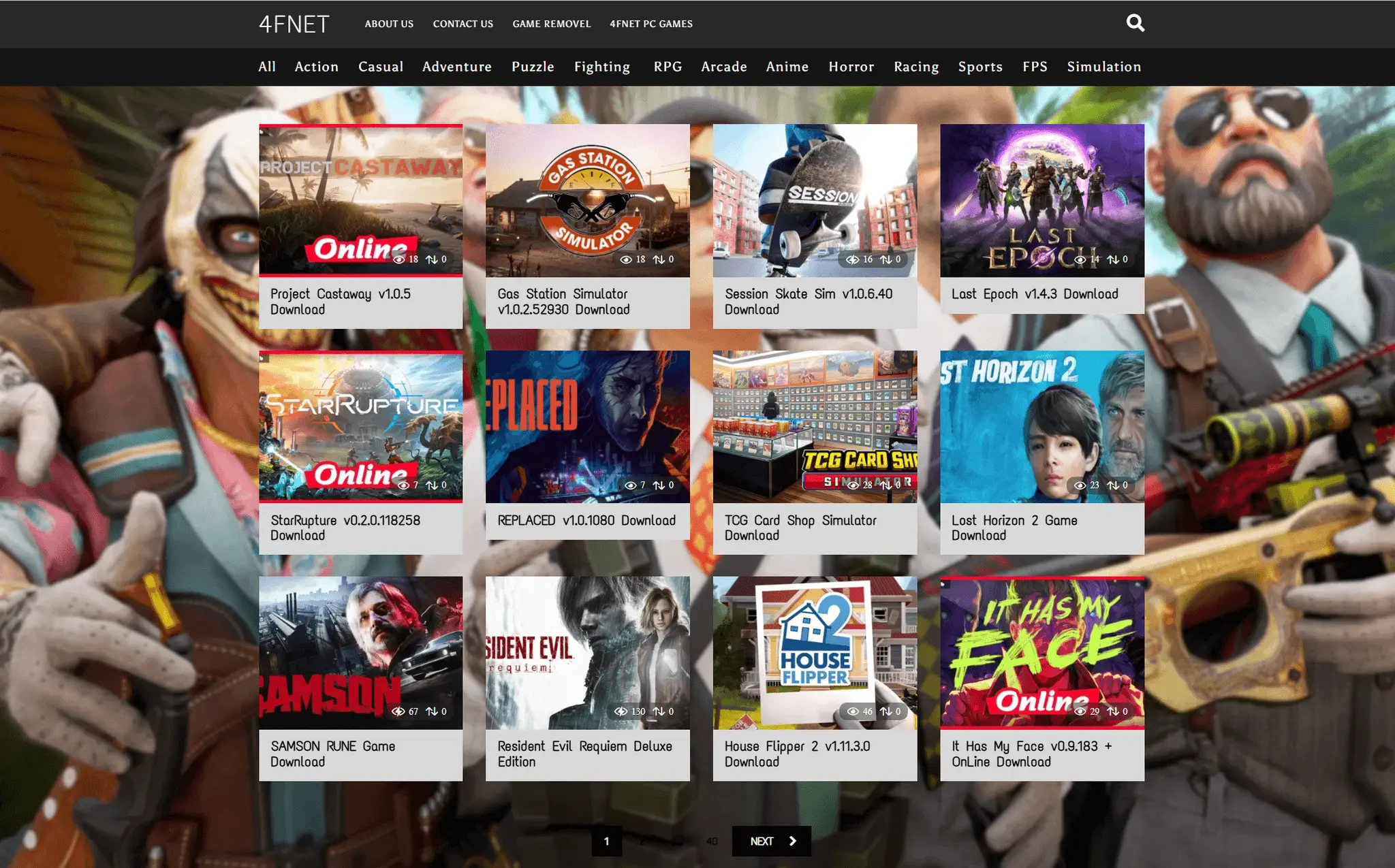 Screenshot 1 of 4fnet 