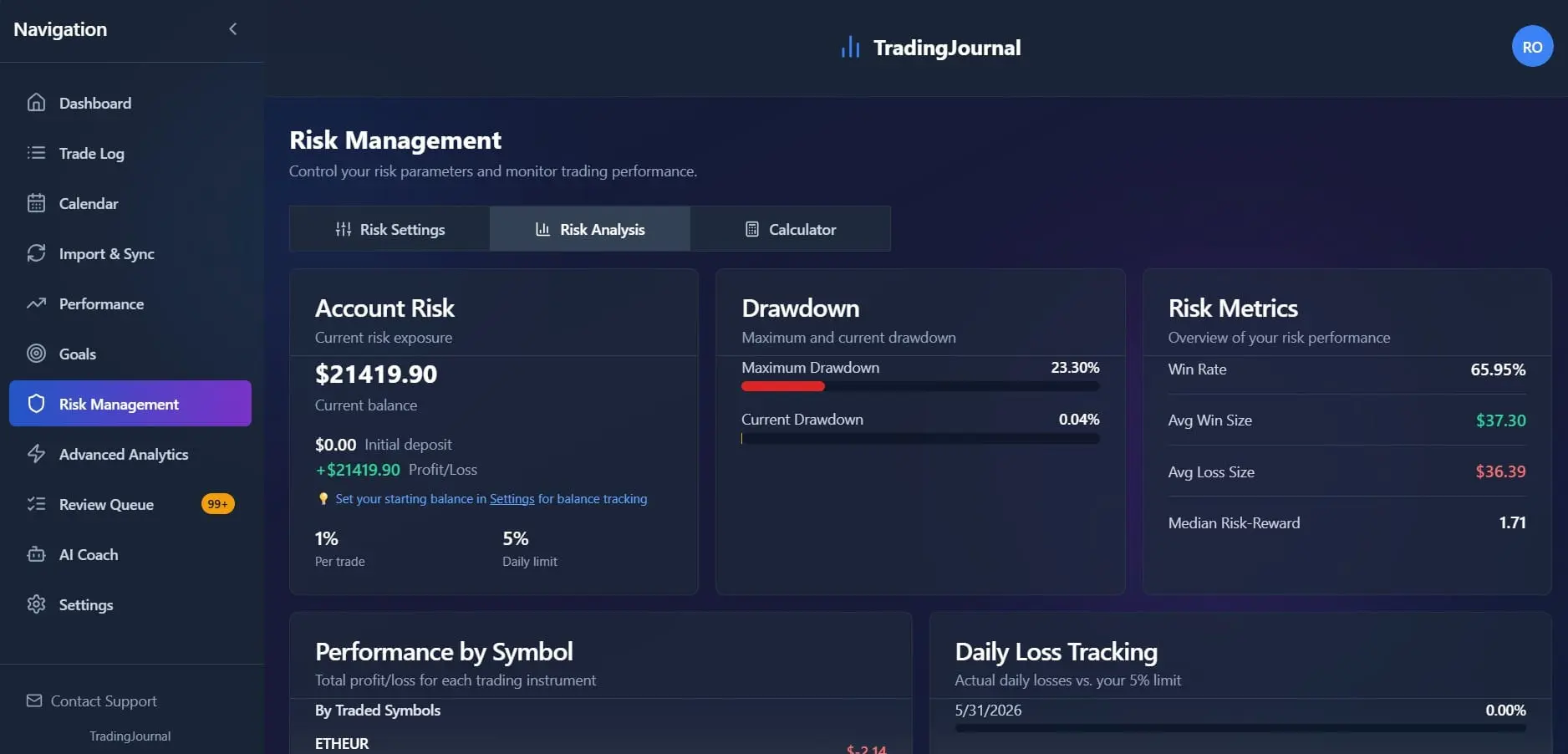 Screenshot 3 of TradingJournal