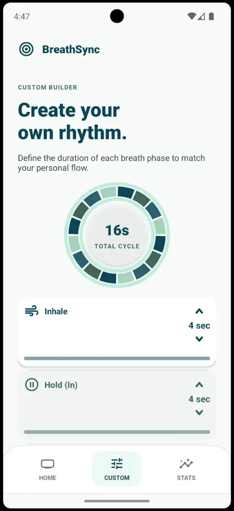 Screenshot 4 of BreathSync Breathing Exercises