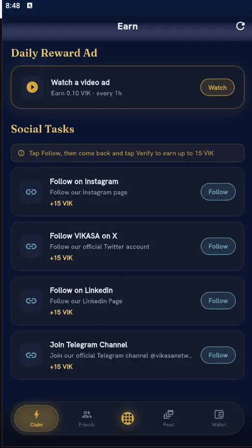 Screenshot 2 of VIKASA Network