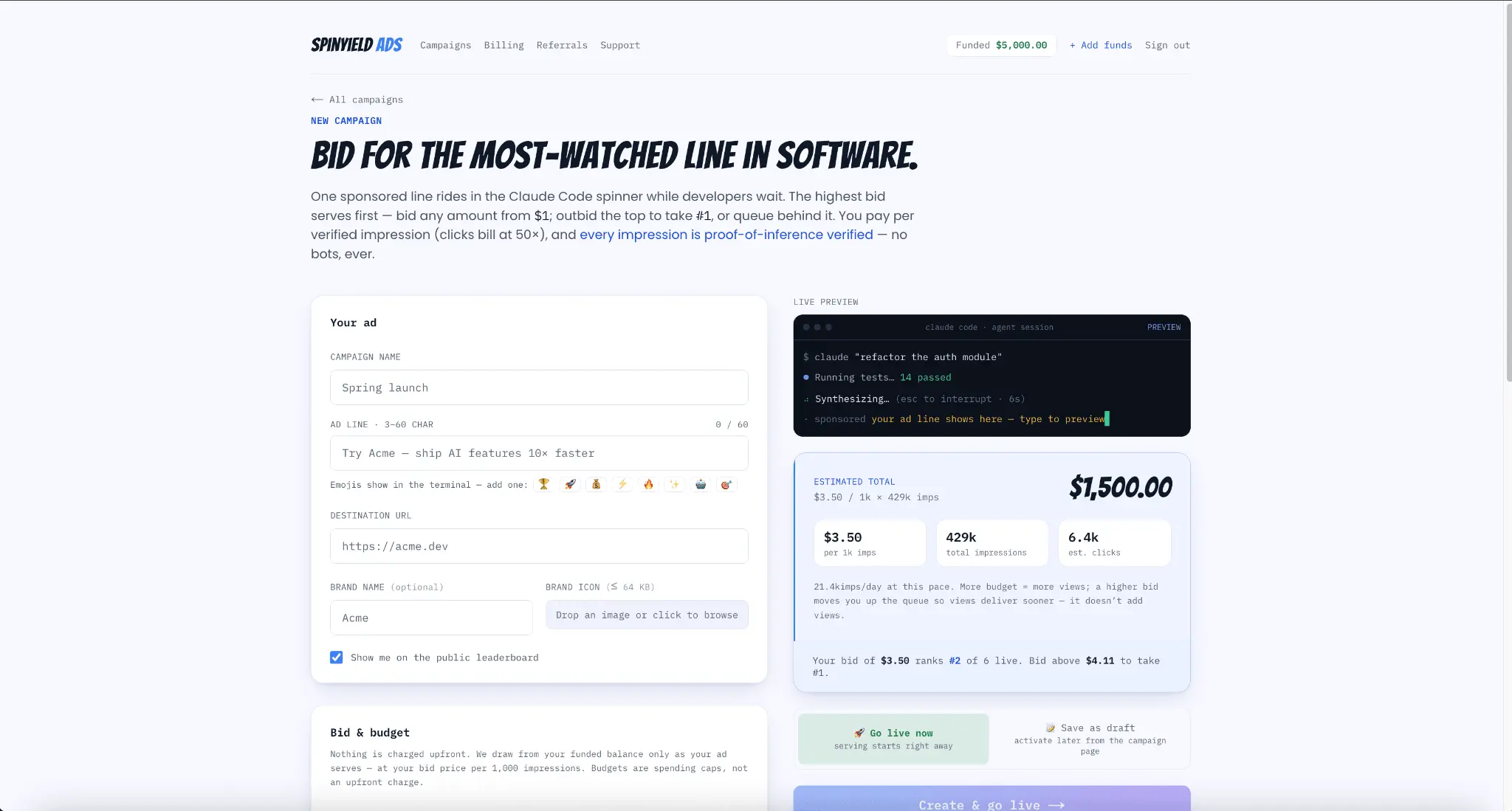 Screenshot 2 of spinyield