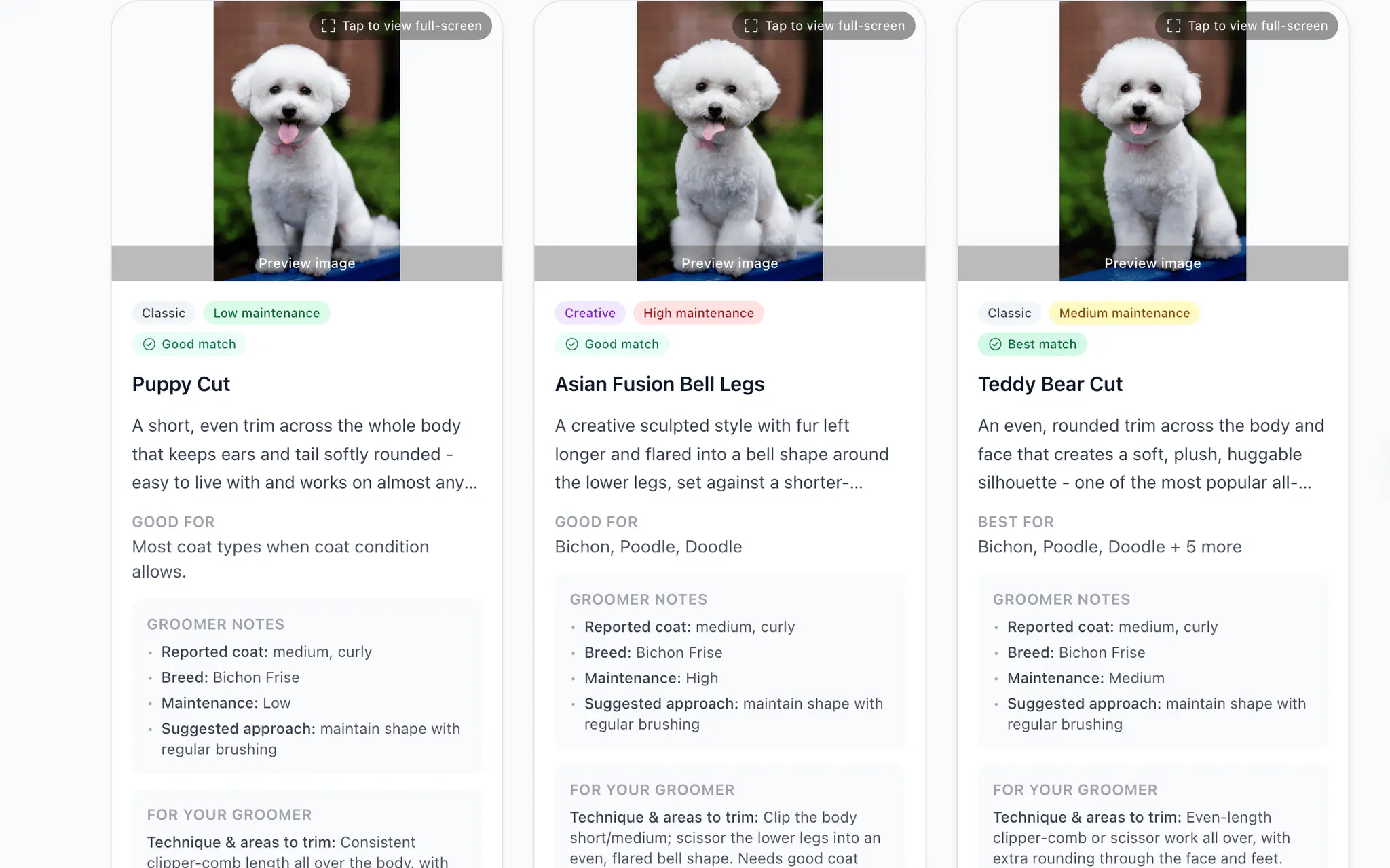 Screenshot 5 of MyPetGroomAI