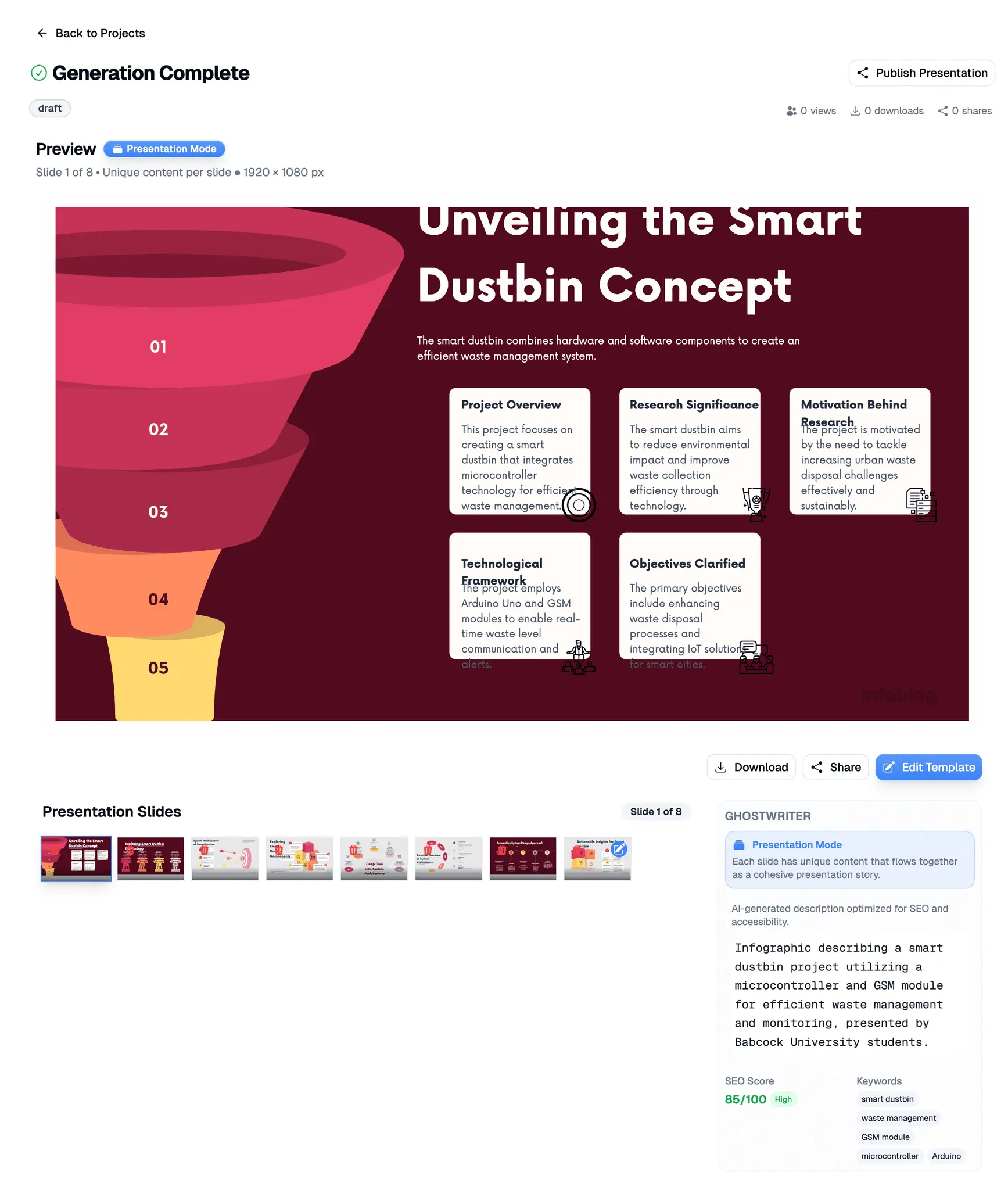 Screenshot 3 of InfoBlog