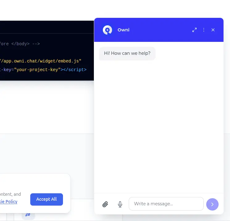 Screenshot 1 of Ownichat