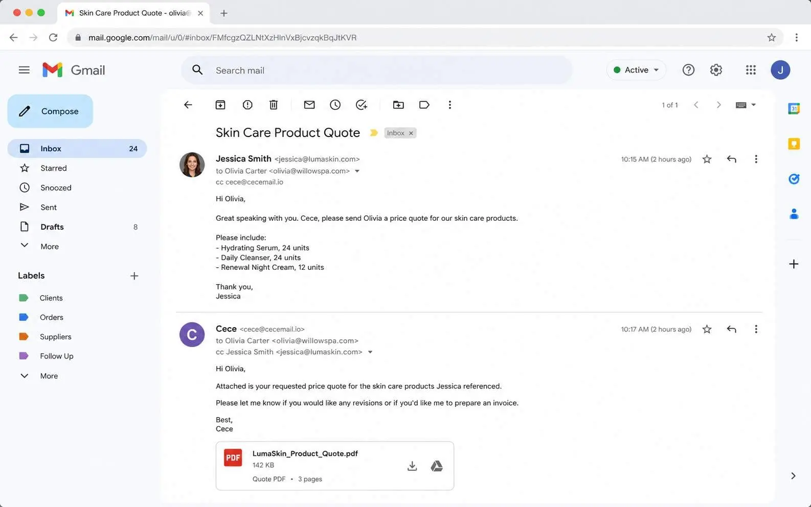 Screenshot 1 of Cece AI