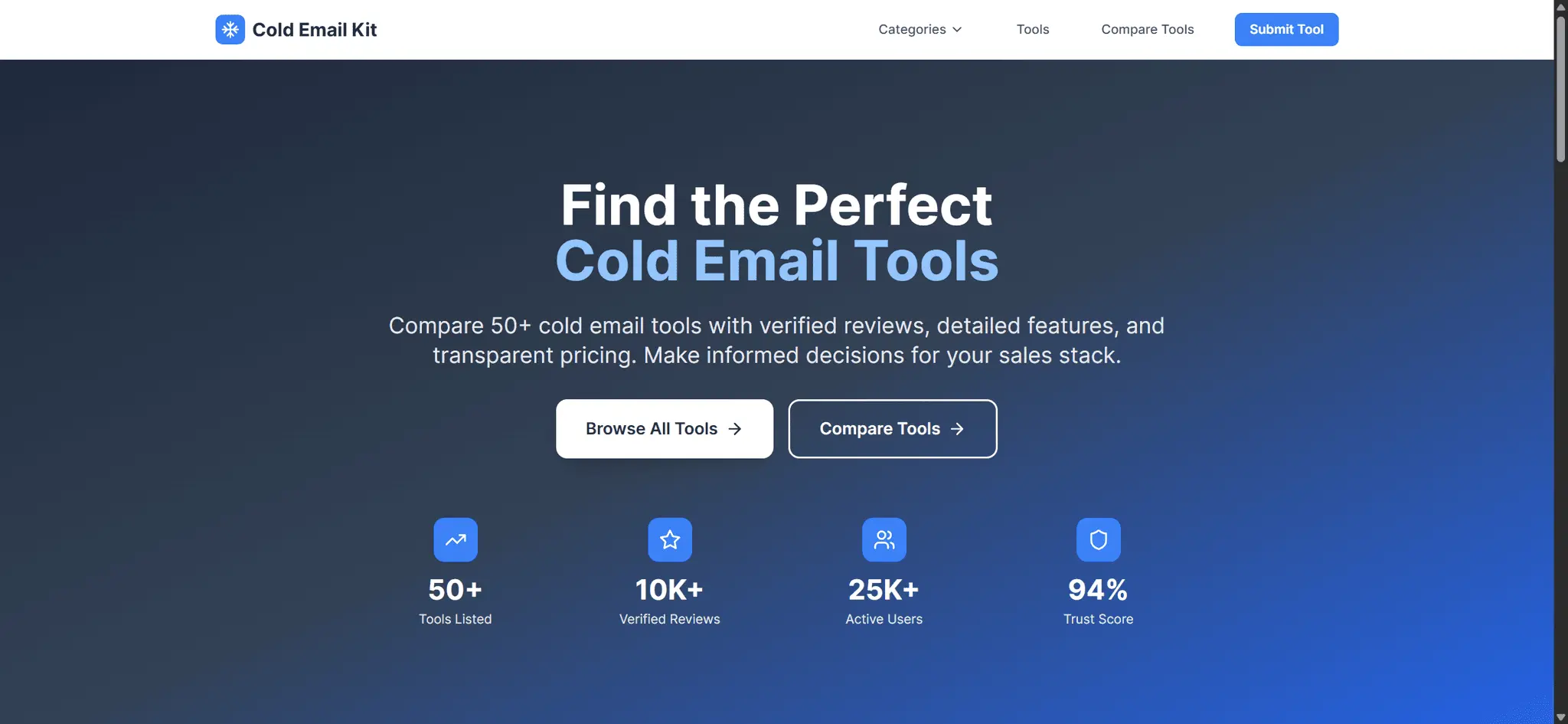 Screenshot 1 of Cold Email Kit
